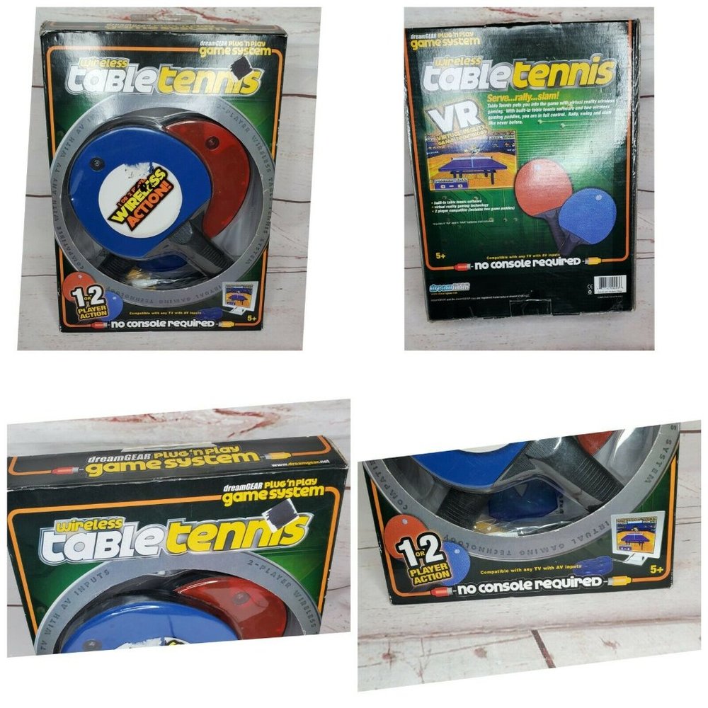 Wireless Table Tennis Plug N Play Game
